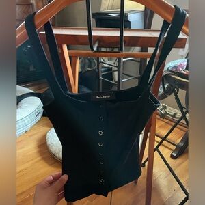 Reformation Black Tank Top